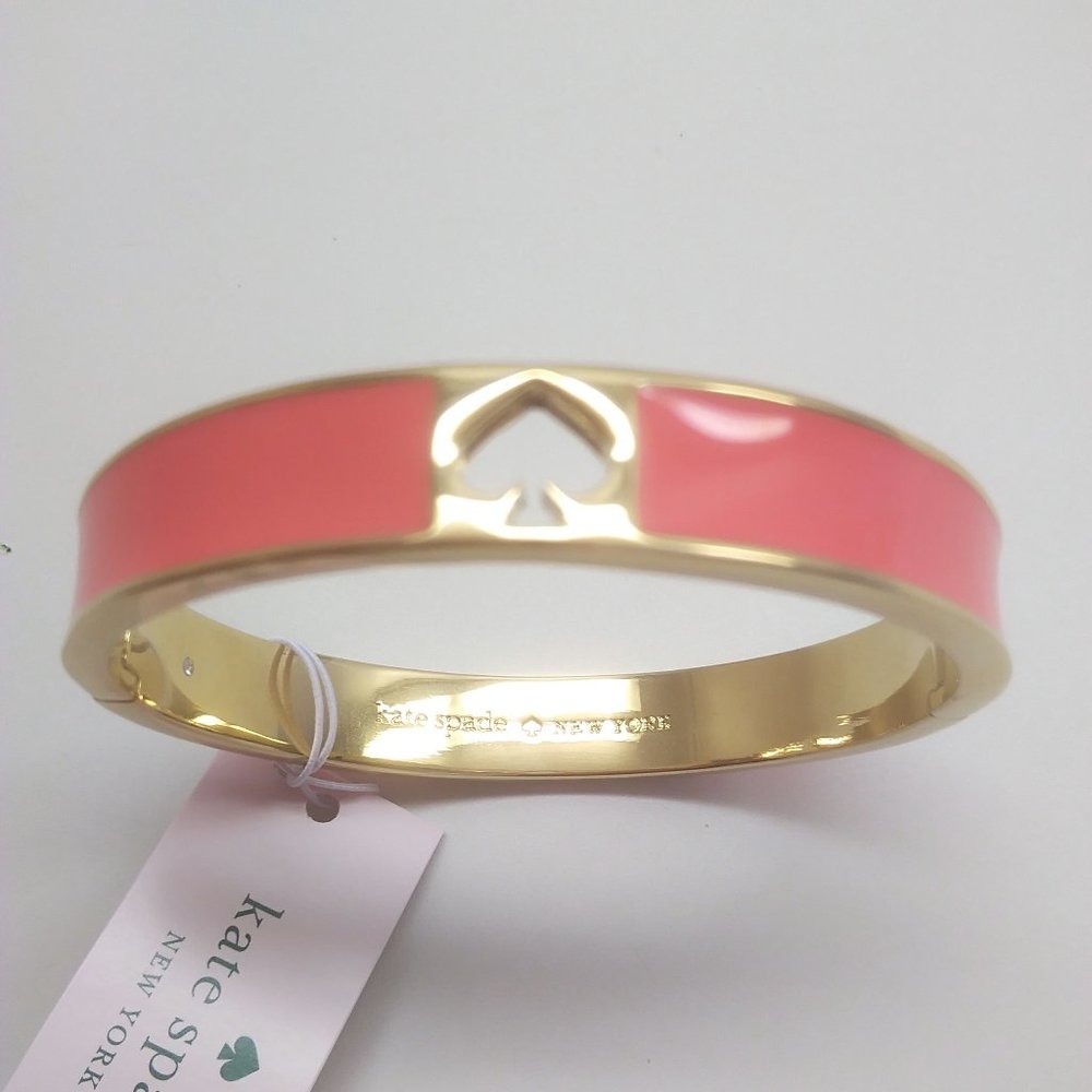 Kate Spade New Red Enamel Spade Bracelet